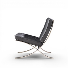 Ludwig Mies Van Der Rohe Mies van der Rohe for Knoll Mid Century Barcelona Chairs Pair - 4710504