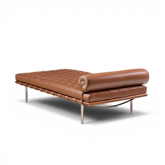 Ludwig Mies Van Der Rohe Mies van der Rohe for Knoll Mid Century Barcelona Daybed Chaise - 4697703