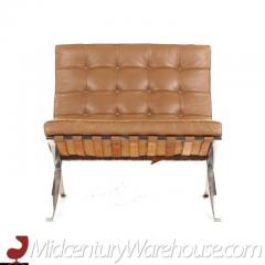 Ludwig Mies Van Der Rohe Mies van der Rohe for Knoll Mid Century Barcelona Lounge Chairs Pair - 3319145