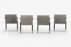 Ludwig Mies Van Der Rohe Mies van der Rohe for Knoll set of Four Bruno Chairs - 3189542