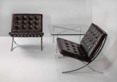 Ludwig Mies Van Der Rohe Museum Quality Ludwig Mies van der Rohe Barcelona Chairs with Table - 1392281