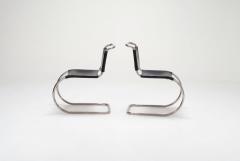 Ludwig Mies Van Der Rohe Pair of Ludwig Mies van der Rohe for Knoll MR10 Chairs 1970 c  - 4634885