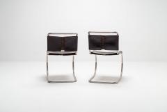 Ludwig Mies Van Der Rohe Pair of Ludwig Mies van der Rohe for Knoll MR10 Chairs 1970 c  - 4634890
