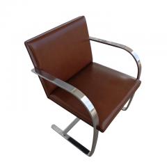 Ludwig Mies Van Der Rohe Set of 2 Knoll Mies Van Der Rohe Brno Flat Bar Chairs - 2456110