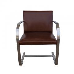 Ludwig Mies Van Der Rohe Set of 2 Knoll Mies Van Der Rohe Brno Flat Bar Chairs - 2456112
