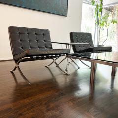 Ludwig Mies Van Der Rohe Set of 4 Vintage Knoll Mies Van der Rhoe Barcelona Chairs - 2614872