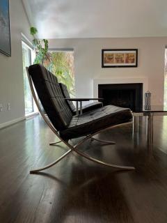 Ludwig Mies Van Der Rohe Set of 4 Vintage Knoll Mies Van der Rhoe Barcelona Chairs - 2614875