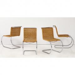 Ludwig Mies Van Der Rohe Set of 4 Vintage MR10 Chairs by Mies Van Der Rohe - 3854519