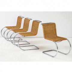 Ludwig Mies Van Der Rohe Set of 4 Vintage MR10 Chairs by Mies Van Der Rohe - 3854522