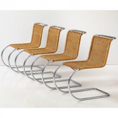 Ludwig Mies Van Der Rohe Set of 4 Vintage MR10 Chairs by Mies Van Der Rohe - 3854523