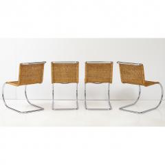 Ludwig Mies Van Der Rohe Set of 4 Vintage MR10 Chairs by Mies Van Der Rohe - 3854524