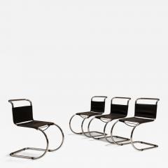 Ludwig Mies Van Der Rohe Set of Four Early Edition MR10 Cantilever Chairs by Mies van der Rohe Germany - 4372209