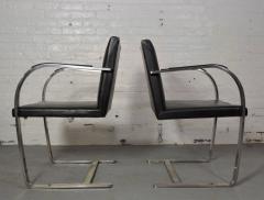 Ludwig Mies Van Der Rohe Vintage Pair of Knoll Brno Chairs - 381188