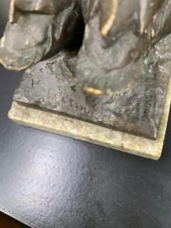 Ludwig Vordermayer Bronze Pair of Ducks by Ludwig Vordermayer on a Marble Plinth - 2487738