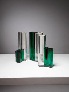 Luiggi Massoni Set of Six Vases by Luigi Massoni for Guzzini - 4724767