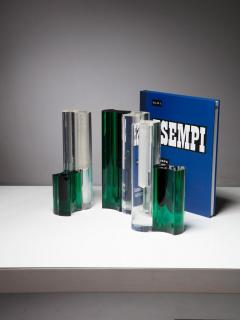 Luiggi Massoni Set of Six Vases by Luigi Massoni for Guzzini - 4724770
