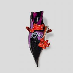 Luigi Bona Coca cola bottle glass shoe sculpture by Luigi Bona - 4092903