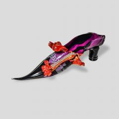 Luigi Bona Coca cola bottle glass shoe sculpture by Luigi Bona - 4092904