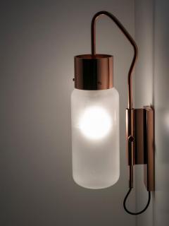 Luigi Caccia Dominioni Bidone Copper Wall Lamp by Caccia Dominioni for Azucena - 4726463
