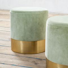 Luigi Caccia Dominioni Luigi Caccia Dominioni Pair of Poufs mod Cilindro for Azucena 60s - 3220269