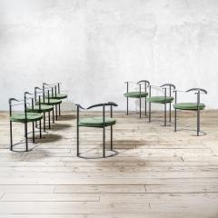 Luigi Caccia Dominioni Luigi Caccia Dominioni for Azucena 8 Chairs mod P4 Catilina - 4599220