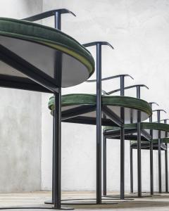 Luigi Caccia Dominioni Luigi Caccia Dominioni for Azucena 8 Chairs mod P4 Catilina - 4599221