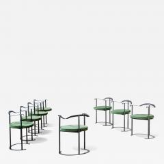 Luigi Caccia Dominioni Luigi Caccia Dominioni for Azucena 8 Chairs mod P4 Catilina - 4603723