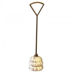 Luigi Caccia Dominioni Luigi Caccia Dominioni for Azucena Brass and Marble Doorstop Mid Century - 3651064
