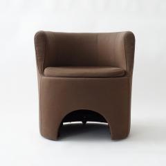 Luigi Caccia Dominioni Luigi Caccia Dominioni for Azucena P22 Studio Chocolate Swivel chair - 3864201