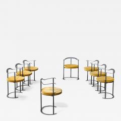 Luigi Caccia Dominioni Luigi Caccia Dominioni for Azucena Set of 8 Chairs mod P4 Catilina - 4464274