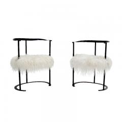 Luigi Caccia Dominioni Pair of P4 Catilina Chairs by Luigi Caccia Dominioni for Azucena Milano - 4316626