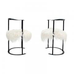 Luigi Caccia Dominioni Pair of P4 Catilina Chairs by Luigi Caccia Dominioni for Azucena Milano - 4316627