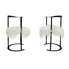 Luigi Caccia Dominioni Pair of P4 Catilina Chairs by Luigi Caccia Dominioni for Azucena Milano - 4316628