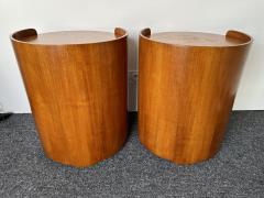 Luigi Caccia Dominioni Pair of Wood Bedside Tables by Luigi Caccia Dominioni for Azucena Italy 1960s - 3717683