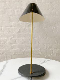 Luigi Caccia Dominioni TASK DESK LAMP WITH BLACK SHADE BY LUIGI CACCIA DOMINIONI FOR AZUCENA - 1832503