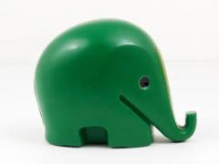 Luigi Colani Luigi Colani Drumbo Green Elephant Money Bank for Dresdner Bank 1970s - 4047141