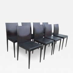 Luigi Crassevig 8 Rosewood Anna R Chairs Designed by Ludovica and Roberto Palomba - 2759504