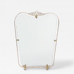 Luigi Fontana Luigi Fontana Brass Toilette Mirror Fontana Arte circa 1940 - 3939755