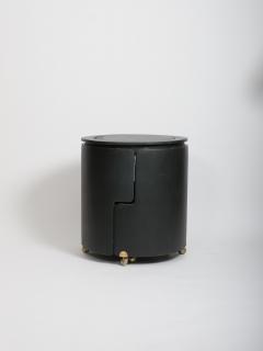 Luigi Massoni Black Dilly Dally vanity by Luigi Massoni for Poltrona Frau Italy c1968 - 4750594