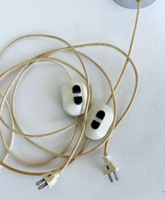 Luigi Massoni Brumbury Space Age Lamps Luigi Massoni Harvey Guzzini Italy Pair - 4554919