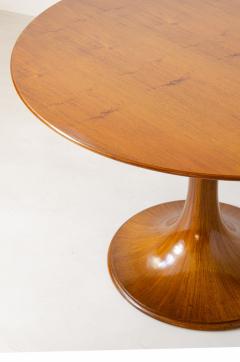 Luigi Massoni Rare elegant mahogany table with turned and veneered base  - 2825614