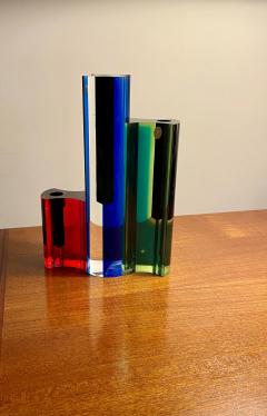 Luigi Massoni Set Of Rare 3 Solifleurs by Guzzini - 4075675
