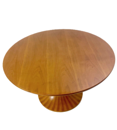 Luigi Massonif Mid Century Luigi Massonif Round Dining Table - 3913097