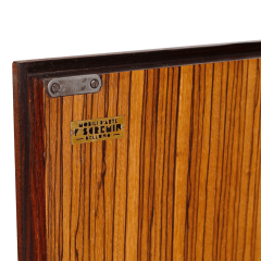 Luigi Scremin 1950s Luigi Scremin inlay cabinet for Mobili dArte Fratelli - 4093587
