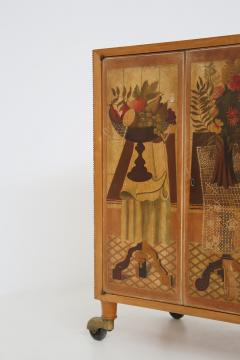Luigi Scremin Italian cabinet Bar by Marino Meo production Fratelli Sremin original label - 1585235