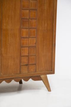 Luigi Scremin Luigi Scremin Wardrobe for Gentleman in Walnut with Ashlars and Brass - 2198998