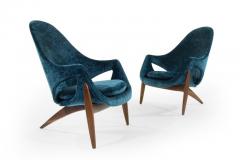 Luigi Tiengo Exceptional Lounge Chairs by Luigi Tiengo for Cimon Montr al 1963 - 720189