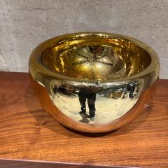 Luis Barragan 1950s Mexico Gold Mercury Glass Bowl Style Luis Barragan - 3503580