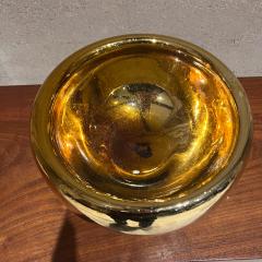 Luis Barragan 1950s Mexico Gold Mercury Glass Bowl Style Luis Barragan - 3503581