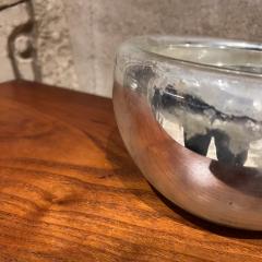 Luis Barragan 1950s Silver Mercury Glass Small Bowl Style Luis Barragan Mexico - 3503621